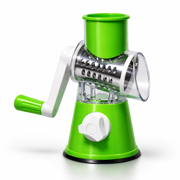 Table Top Drum Grater with 3 Blades