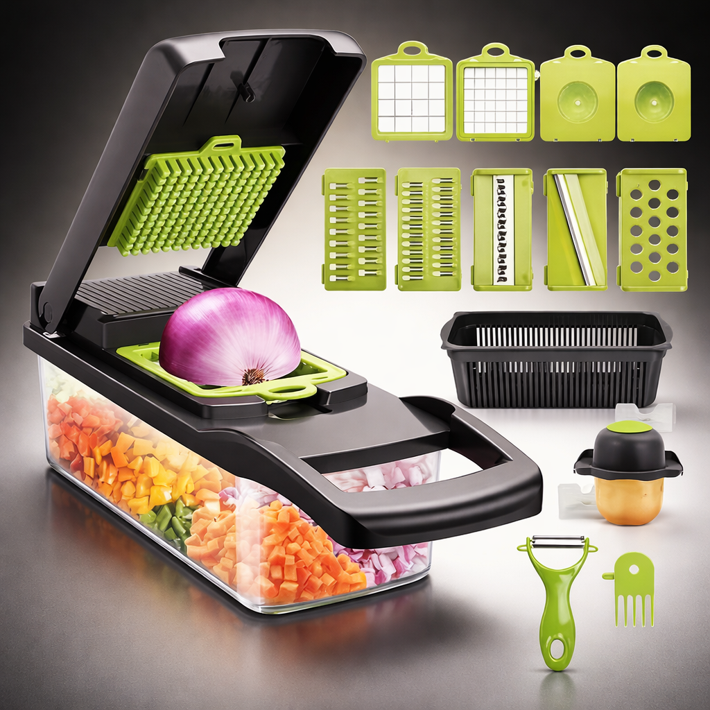 16-in-1 Vegetable Cutter - قطاعة خضروات 16 في 1