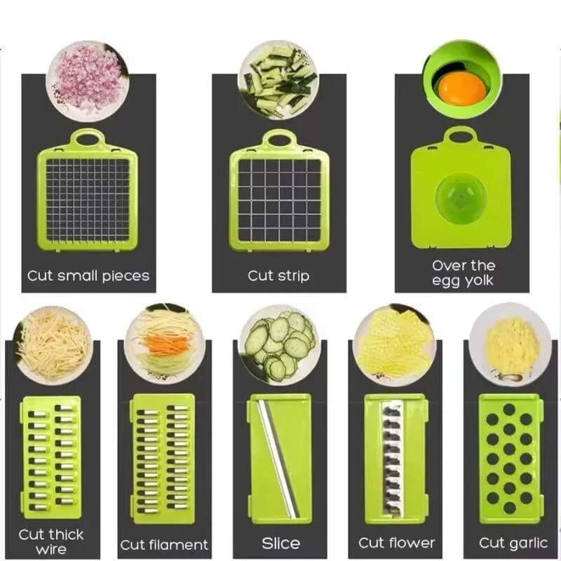 16-in-1 Vegetable Cutter - قطاعة خضروات 16 في 1